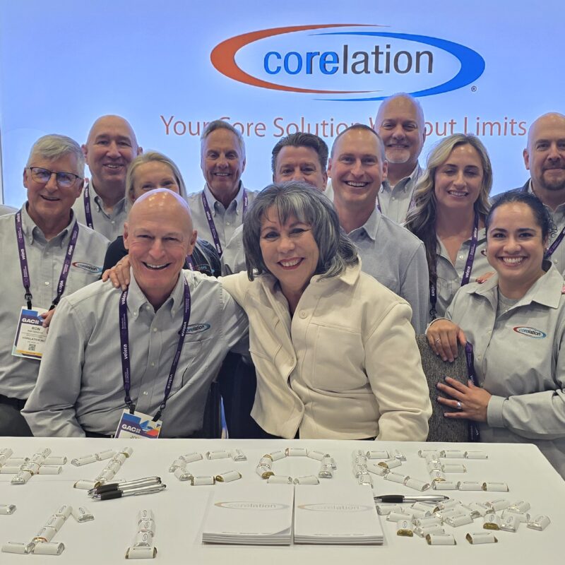 Corelation team members at the Corelation booth during the Governmental Affairs Conference